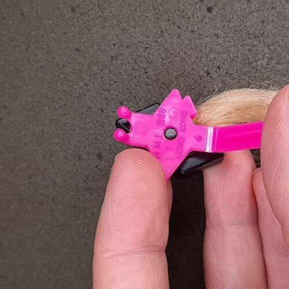 vtg 1988 Mattel Beach Blast Barbie #3249 Teresa Rectangle Hair Barrette Clip - Picture 4 of 5